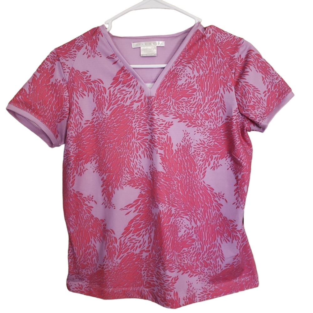 Nike Golf Women's Medium Pink Short Sleeve Shirt